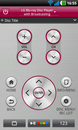Med LG:s fjärrkontroll-app LG Smart Remote kan du styra HR925N via WiFi direkt från din telefon eller surfplatta.
