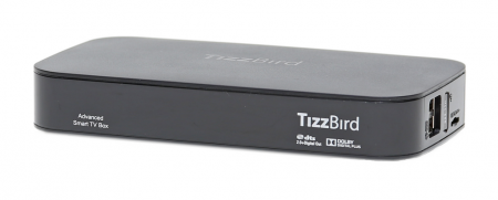 TizzBird F13 är en Android-baserad mediebox som fixar att ta emot och spela upp SVT Play och andra play-tjänster direkt på en teve utan inblandning av en dator.