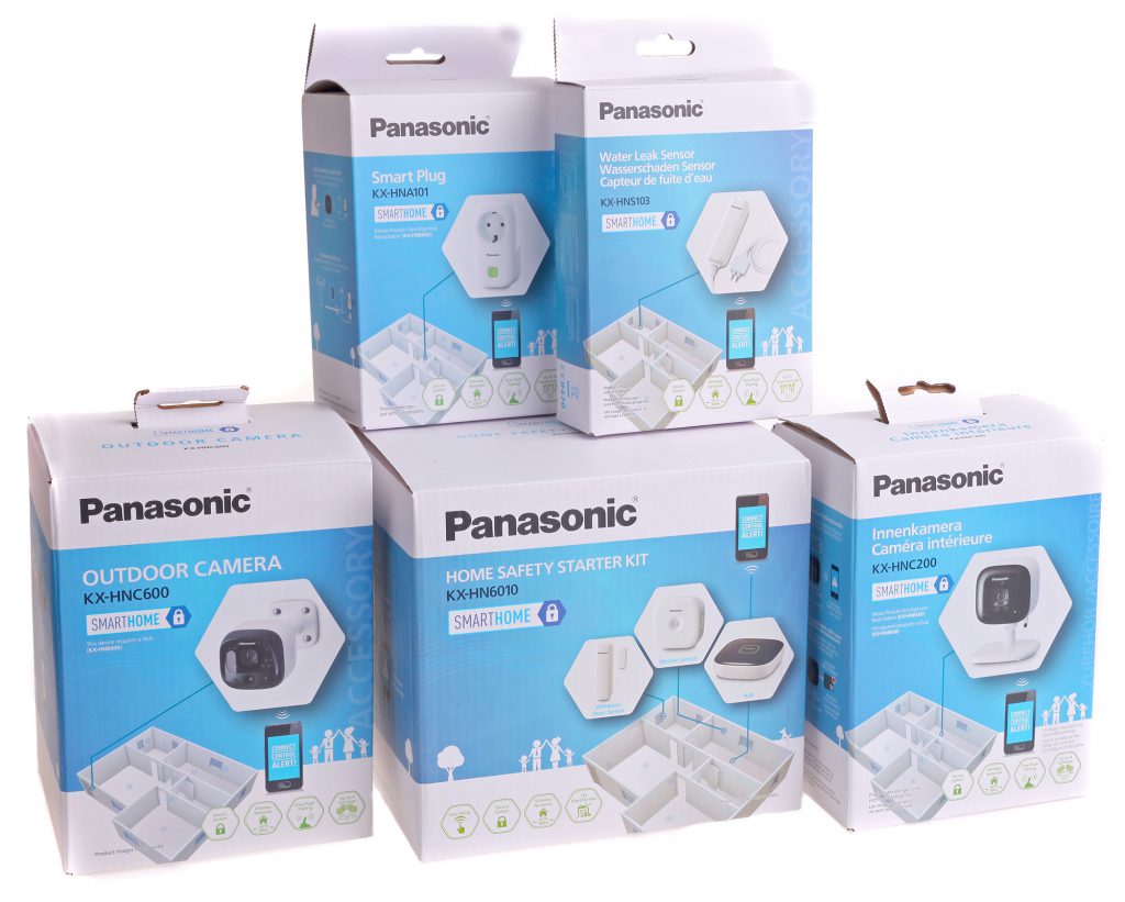 Panasonics Smart Home är en hel serie med olika smarta prylar som kan kopplas ihop till ett styr och hemövervakningssystem.