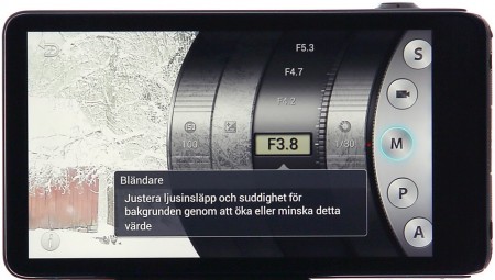 Samsung Galaxy Camera manuella inställningar